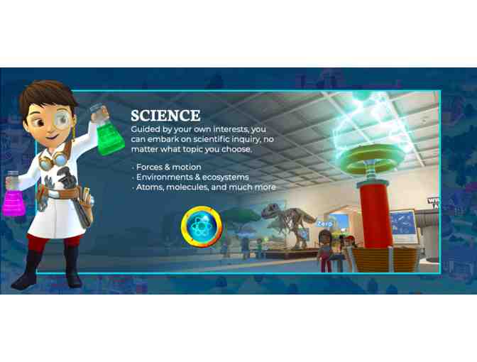 Adventure Academy Subscription - 1 Year Access for Kids aged 8-13