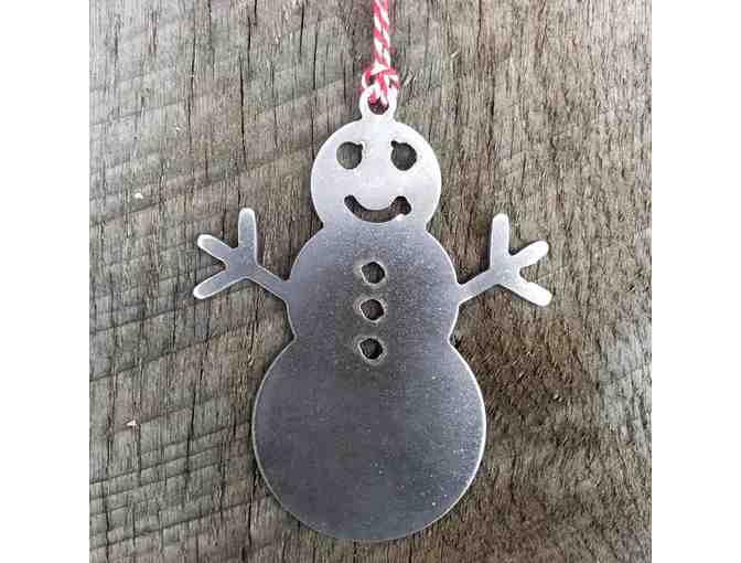 Maker Table Metal Ornaments - Snowman and Stars