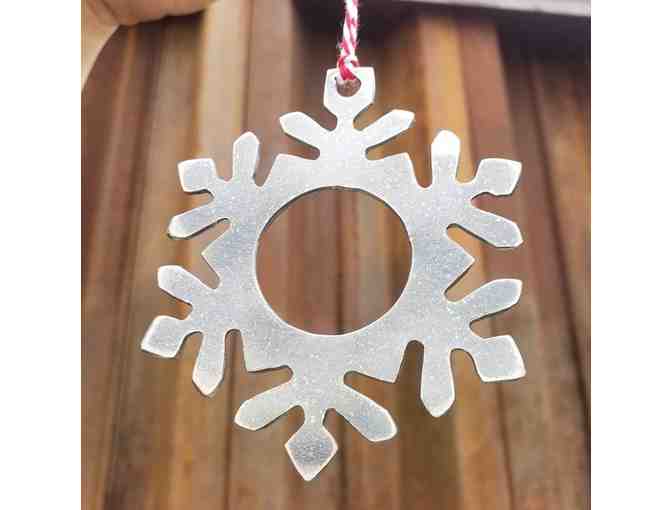 Maker Table Metal Ornaments - Gingerbread & Snowflake