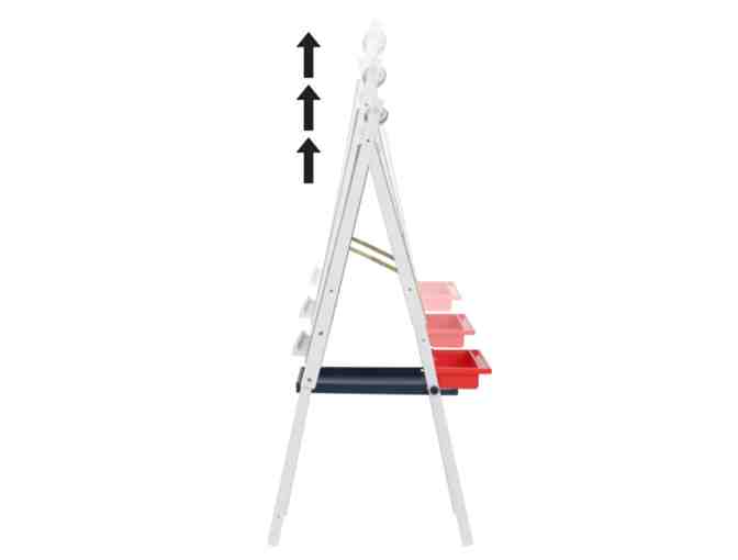 Studio Designs - Kids Height Adjustable Chalkboard / Whiteboard / Paper Roll Easel