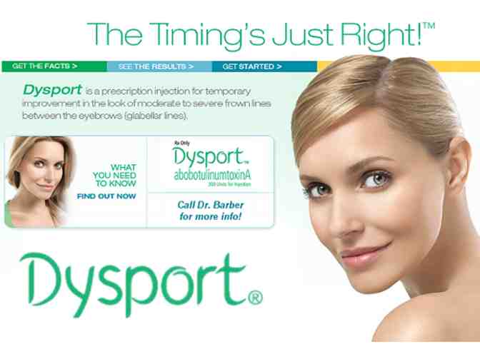 90 Units of Dysport For In Between Eyebrow Frown Lines
