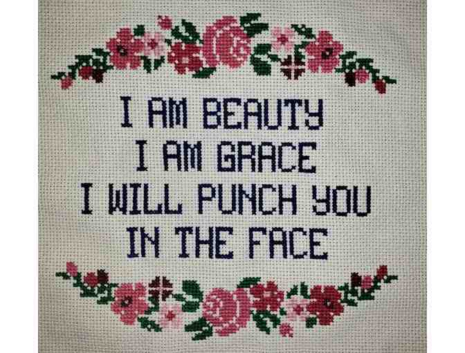 Smo Stitchy - 8.5 x 11' Cross Stitch from Facebook OR Custom Made Order
