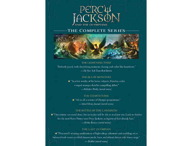 Percy Jackson and the Olympians 5 Book Boxed Set with Bonus Poster