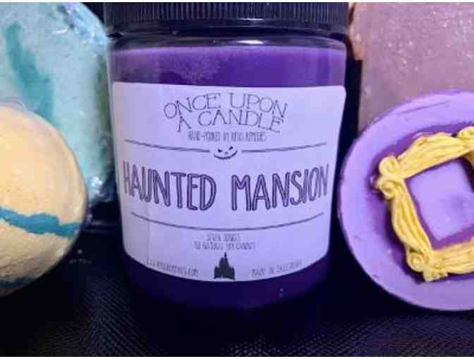 Vegan Soap, Soy Candle and Bath Bomb Set