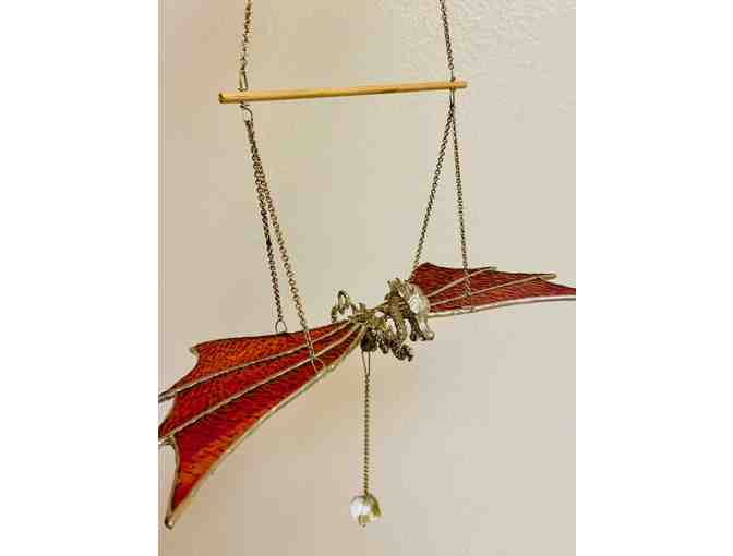 Flying Dragon Stained Glass by Dragonfly Stained Glass Studio