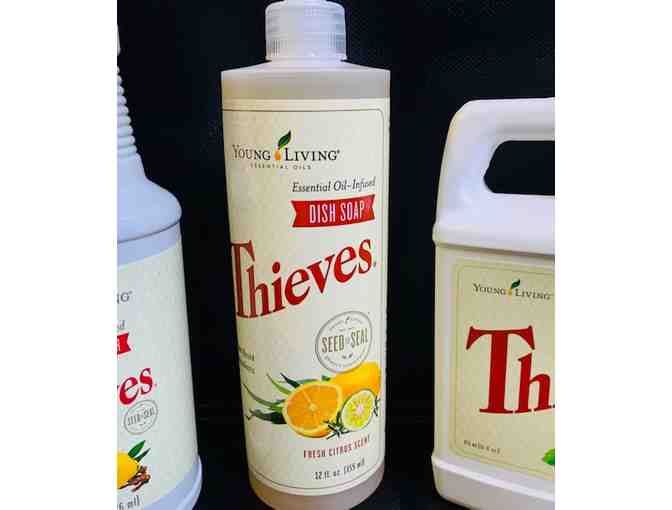 Young Living Essential Oils - Thieves Dish Soap, Veggie Soak, and Household Cleaner