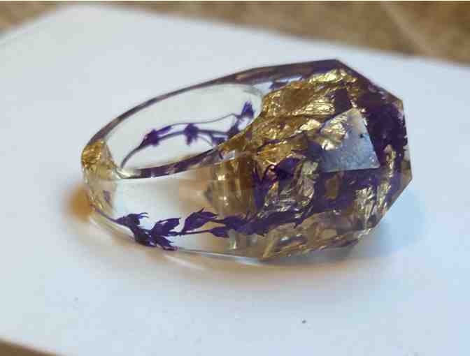 Norwegian Oak Tree Resin Ring from Wink Wink Design