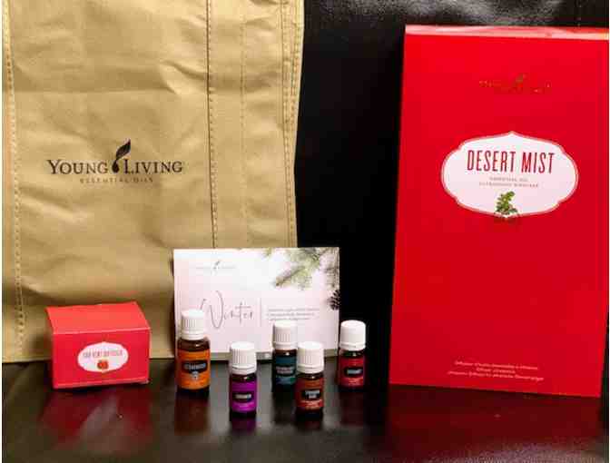 Young Living Essential Oils - Ultrasonic Diffuser, Car Diffuser, Tote Bag, and Oils