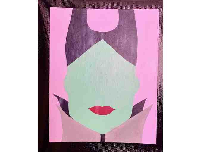 Disney Painting - Sleeping Beauty, Maleficent, Prince Phillip - One of a kind