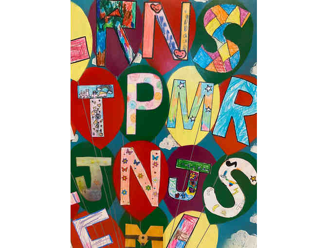 Class Art - Mrs. K - Letter Art