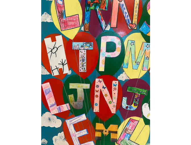 Class Art - Mrs. K - Letter Art