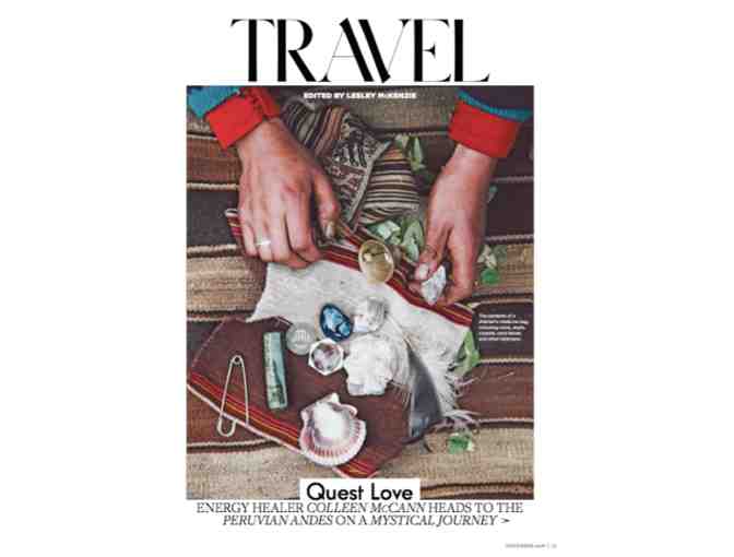 Photograph- Peruvian Energy Healer - Cover of Travel Magazine