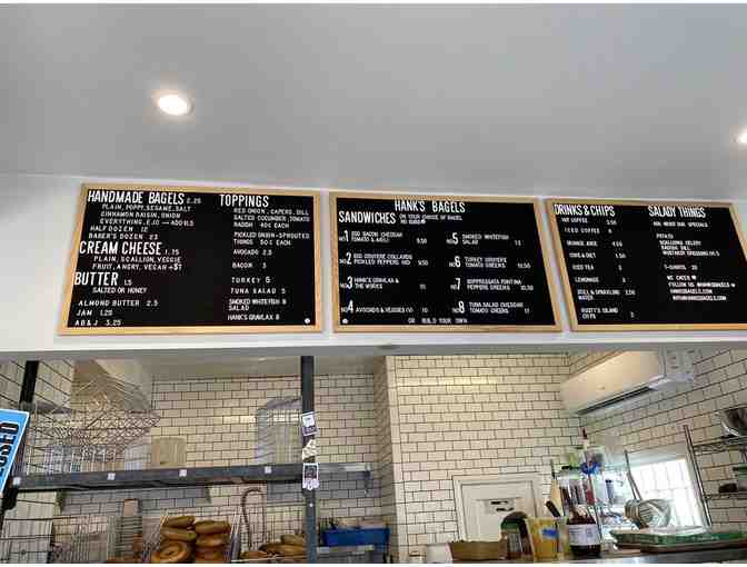 $50 Hank's Bagels Gift Card and Twill Dad Hat (adjustable strap)