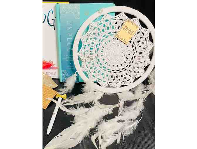 Serenity Gift Bag- includes 'I am Yoga' book, Dream Catcher, and more!