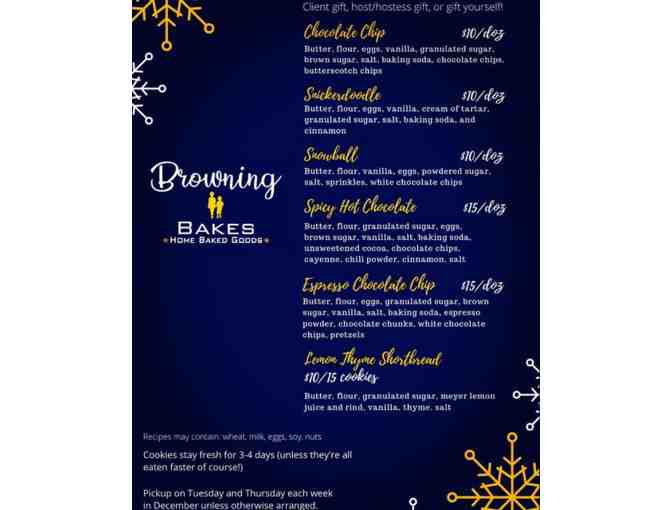 Browning Bakes - 2 Dozen Fresh Baked Cookies