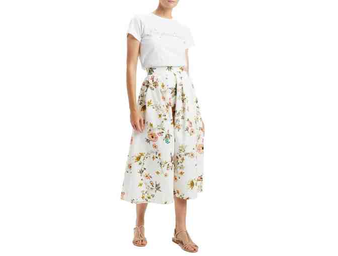 Floral Logo Tee by Monique Lhuillier (Size Medium)