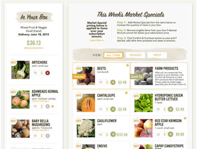 Farm Fresh To You Gift Certificate ($35 value)