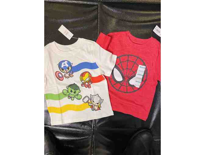 Old Navy Marvel unisex t-shirt bundle size 18-24 months