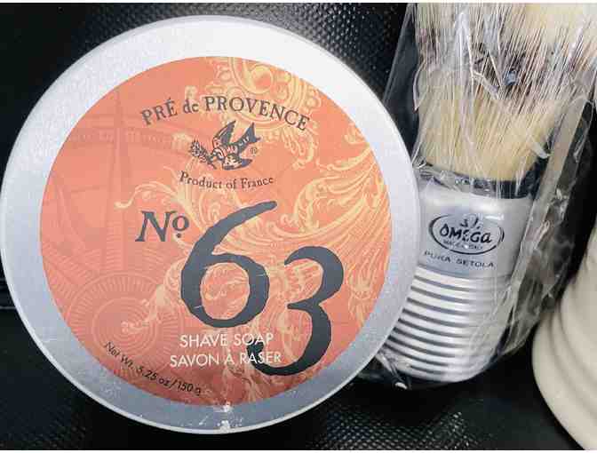 Shave Kit Gift- includes shave soap, brush, and scuttle