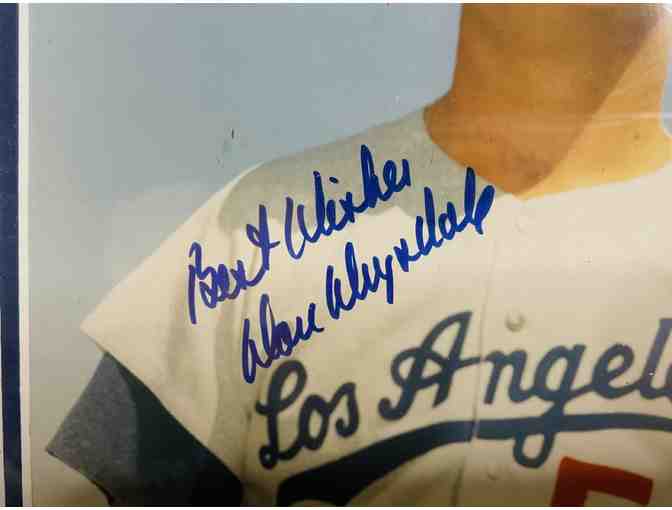 Los Angeles Dodger Don Drysdale Autographed Photo
