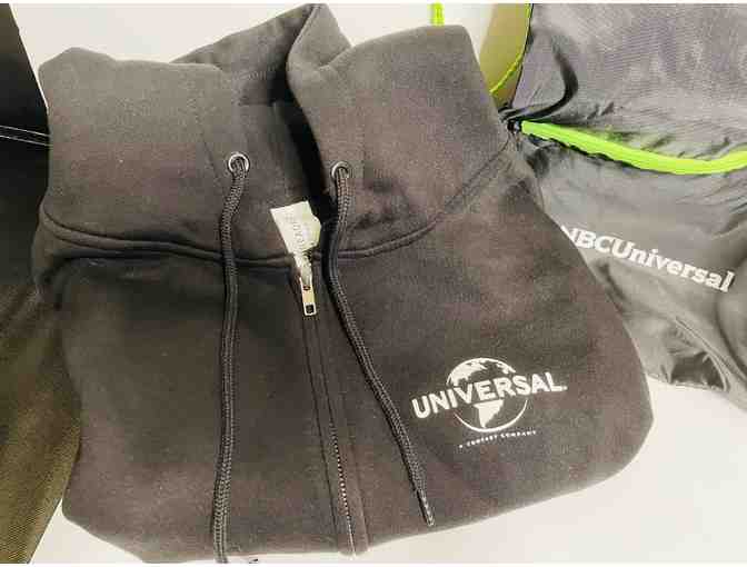Universal Studios Gear - Hoodie, Drawstring Backpack, and Clear Bag