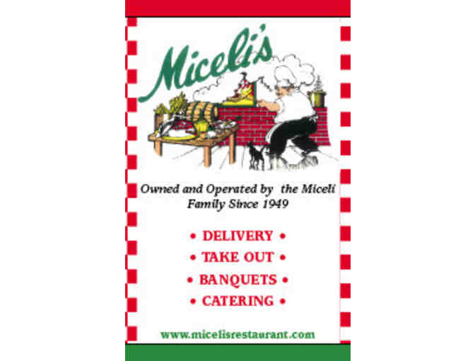 Miceli's Italian Restaurant - Dinner for Two