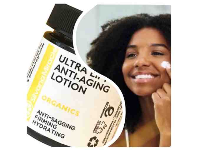 Silvana Organic Skin Care- Cleanser, Plumping Serum, Anti-Aging Lotion, Green Tea Scrub