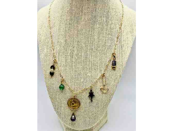 18k Gold Charm Necklace