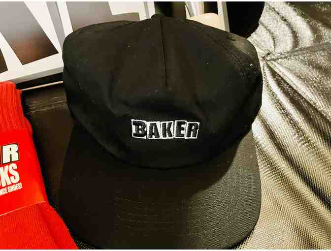 Baker Skateboard and Cool Swag