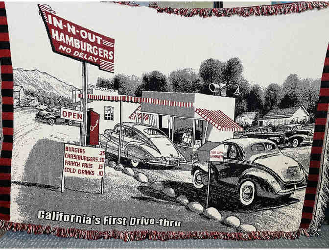 In-N-Out Burger Woven Blanket