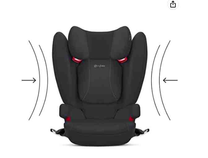 Cybex Silver Solution B-FIX High Back BLACK Booster Seat