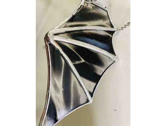 Flapping Bat Stained Glass by Dragonfly Stained Glass Studio