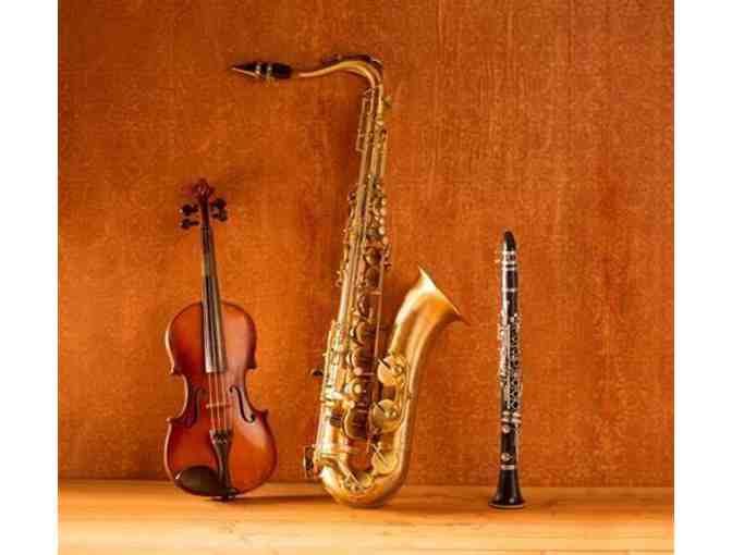 4 Private Music Lessons with Any Band or Orchestra Instrument