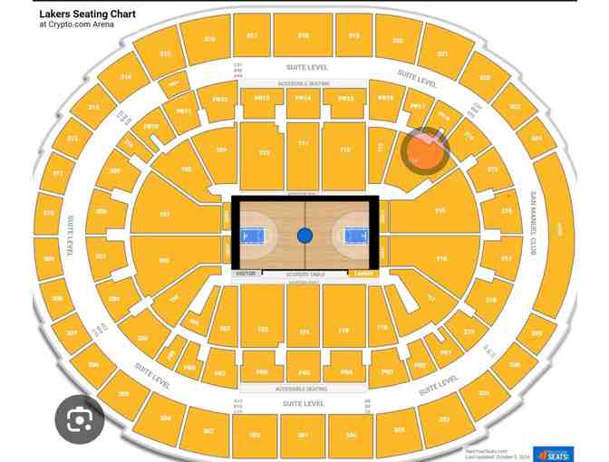 2 Tickets to L.A. Lakers vs. Atlanta Hawks Basketball Game - Photo 2