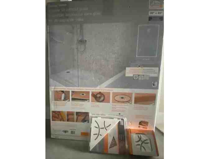 Schluter Shower Kit with Grate and Corner Shelve - Valued at over $1000