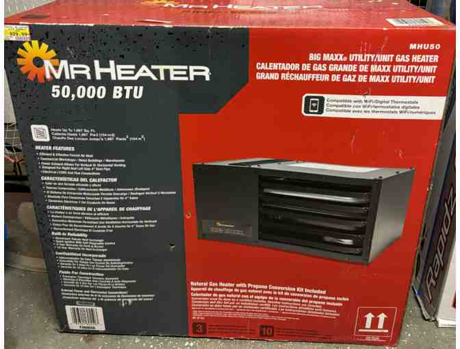 Trail Bay Home Hardware - 50,000 BTU Garge or Shop Heater with Vent Kit