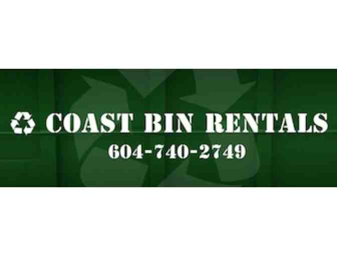 Coast Bin Rentals: 8 yard bin for 7 days - Value $175