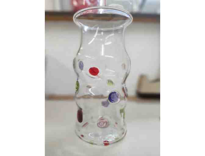 Sandfire Scientific Custom Made Glass Vase - Value $250