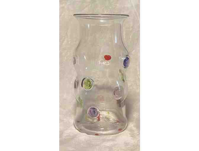 Sandfire Scientific Custom Made Glass Vase - Value $250