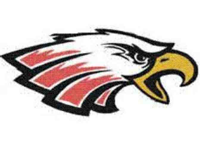 Basket of Edgewater Eagles SWAG and 2 Edgewater Sports passes for 2023-24