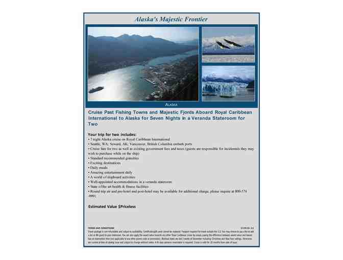 Alaska's Magic Frontier-Cruise Aboard Royal Caribbean International to Alaska for 7Ni