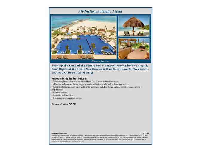 All-Inclusive Family Fiesta-Five Days & Four Nights at Hyatt Ziva Cancun