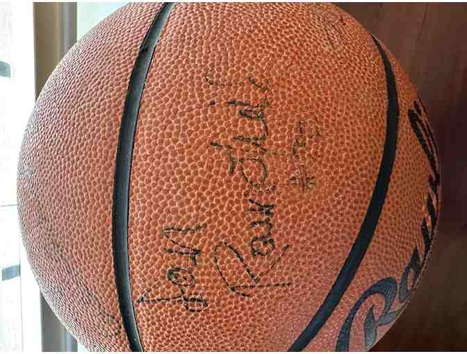 Signed Basketball with Hall of Fame Signatures