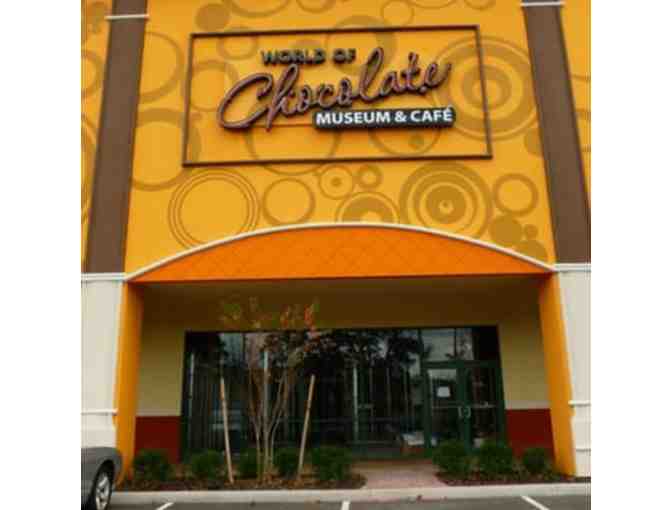 Four (4) passes to World of Chocolate Museum & Cafe in Orlando, Florida