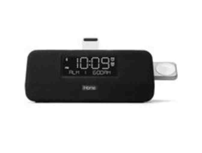 Bluetooth Docking Clock Radio and Triple Charging with Watch Charger