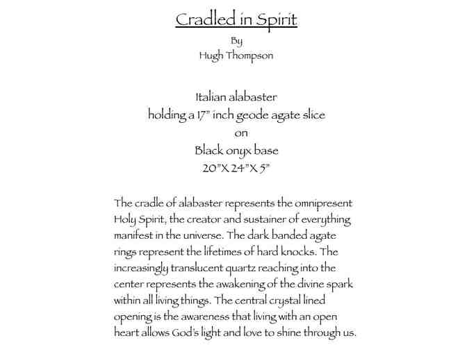 'Cradled in Spirit' Sculpture