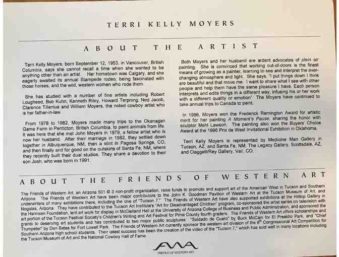 Signed AP Print of 'Her Finery' by Terri Kelly Moyers