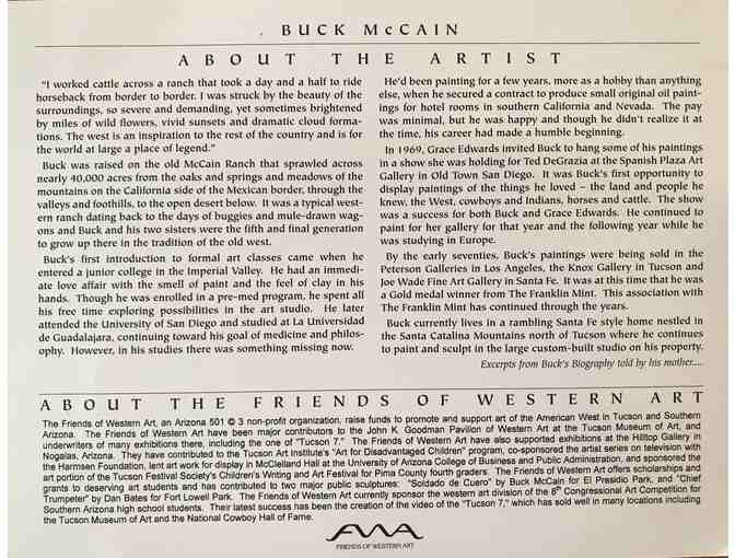 Signed LE Print of 'Cowboy Sunset' by Buck McCain