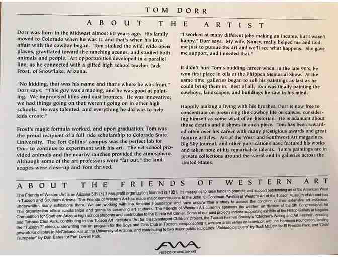 Signed LE Print of 'On the Edge' by Tom Door