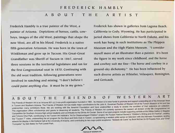 Signed LE Print of 'Canyon Floor' by Frederick Hambly